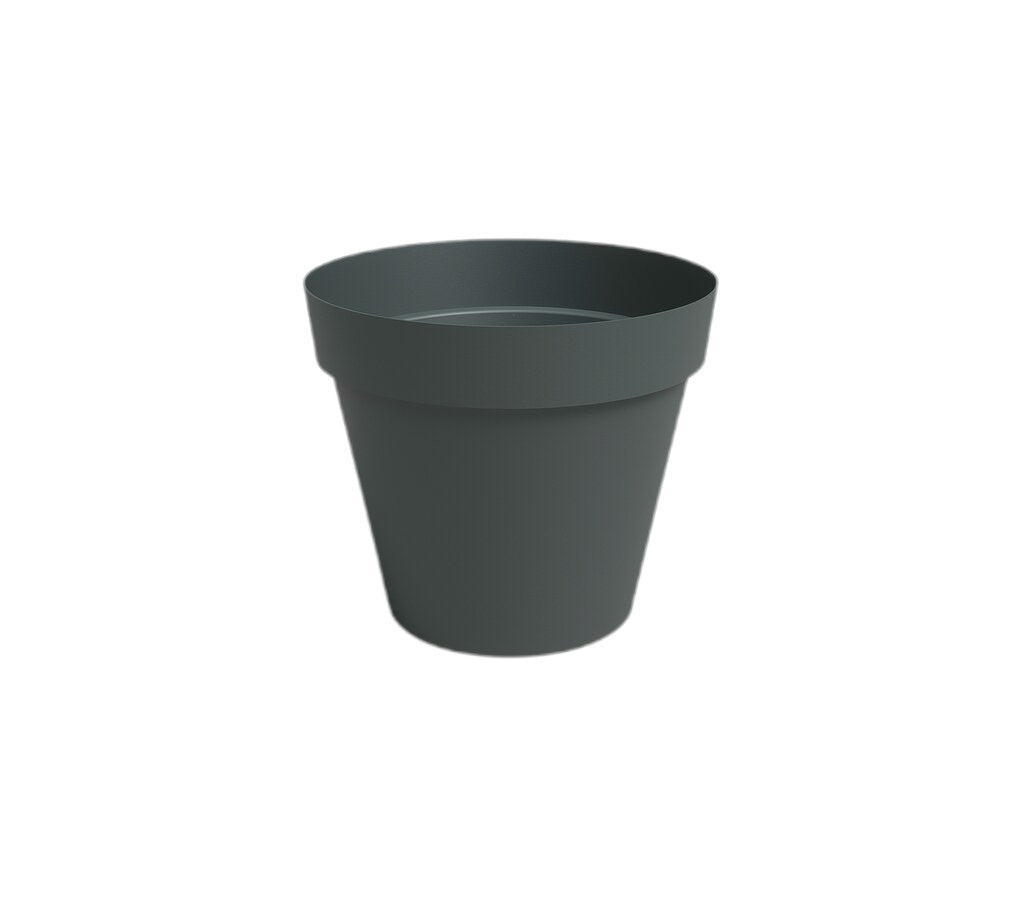 Artevasi Macetero Capri Vaso Antracita De Plástico Reciclado 50cm_0