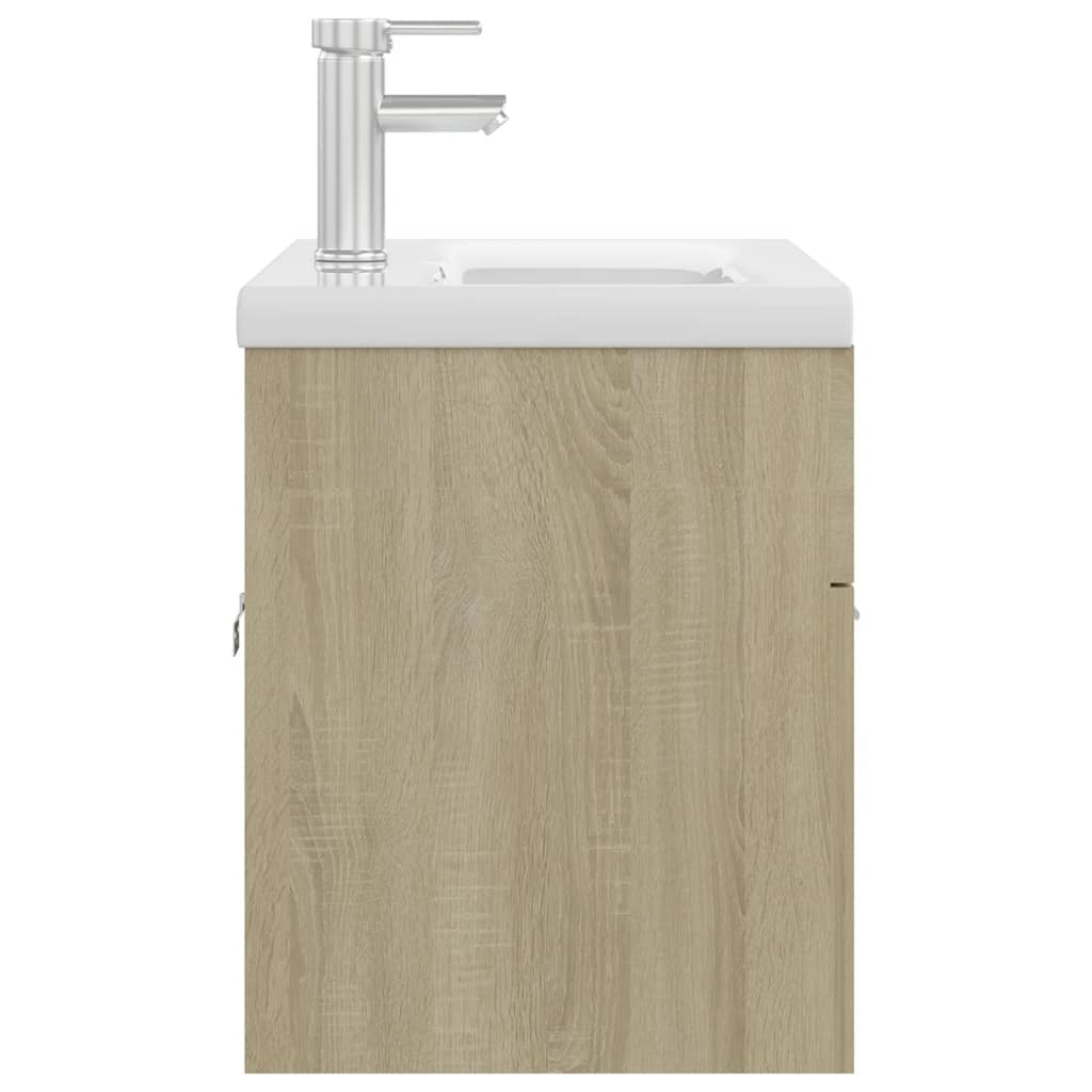 Mueble Con Lavabo Madera De Ingeniería Roble Sonoma_3