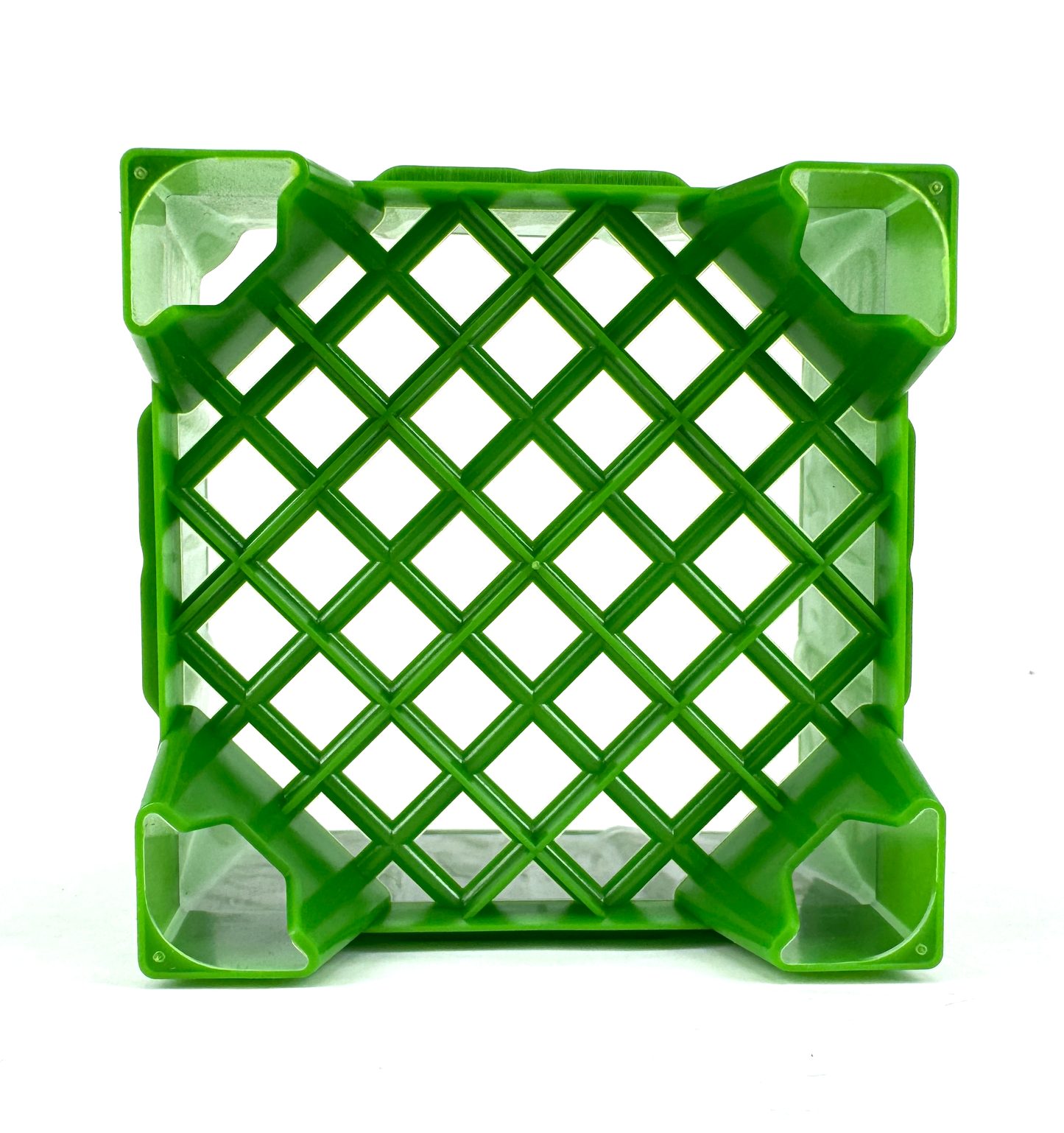 Maceta Cuadrada Verde 15 X 15 Cm