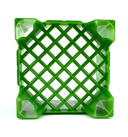 Maceta Cuadrada Verde 15 X 15 Cm