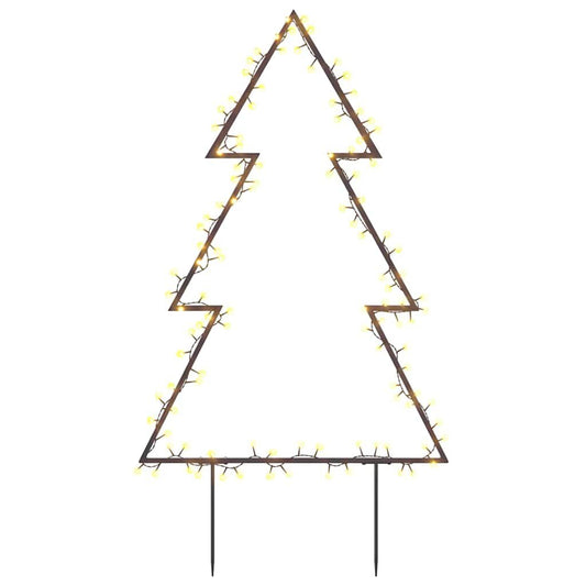 Vidaxl Árbol De Navidad Luces Decorativas Con Estacas 115 Led 90 Cm_0