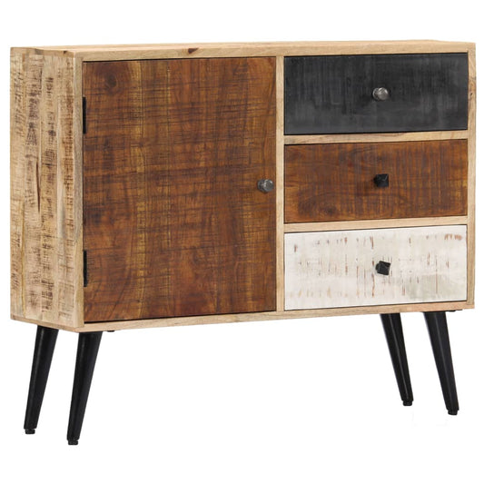 Aparador De Madera Maciza De Mango 88x30x73 Cm_0
