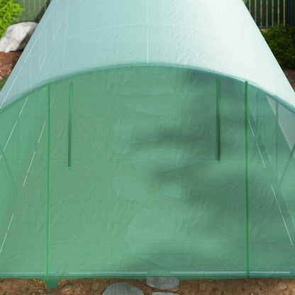 Outsunny Invernadero De Exterior 6x3x2 M Con 6 Ventanas De Malla Verde_3