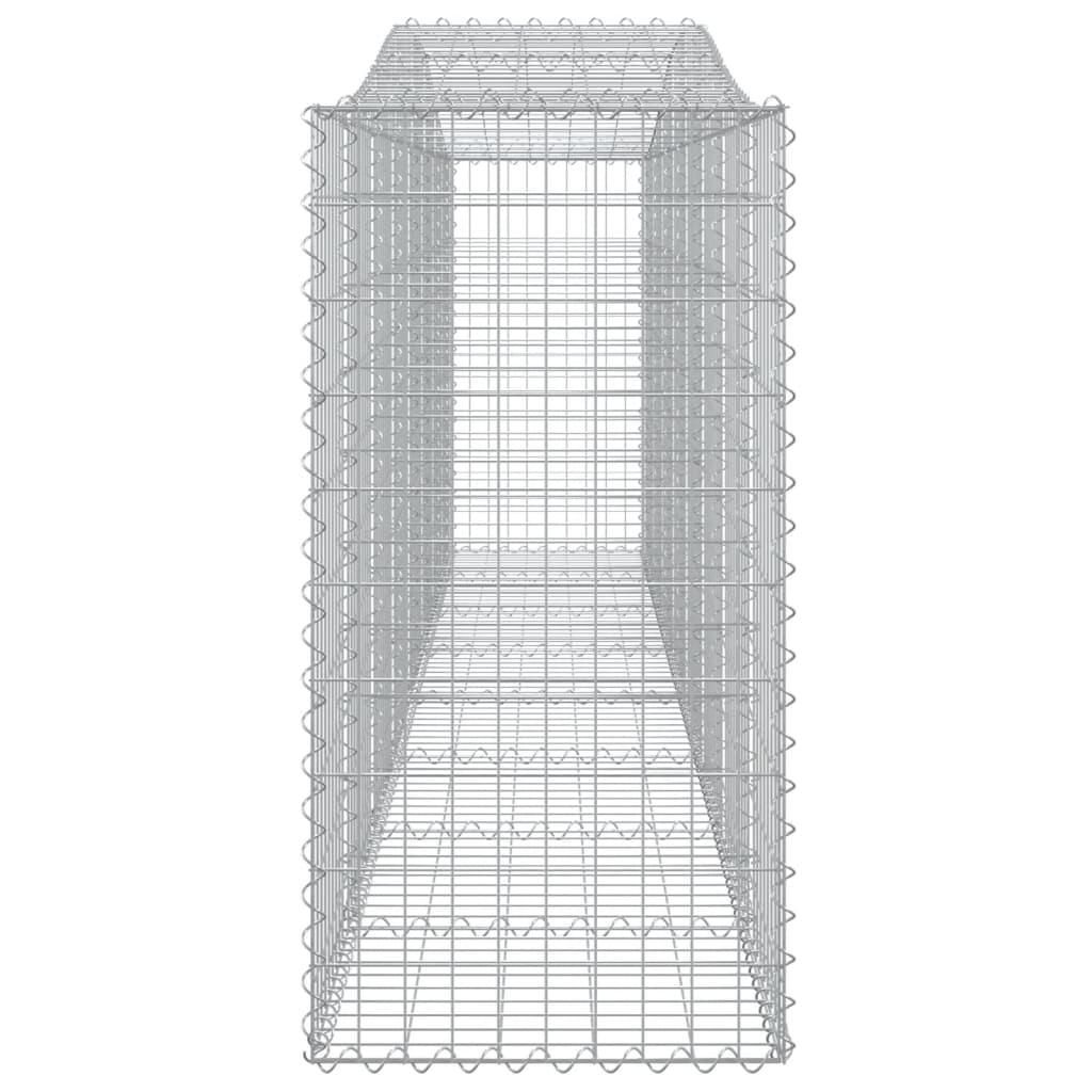 Cestas De Gaviones 15 Uds Forma De Arco Hierro 400x50x100/120cm_4