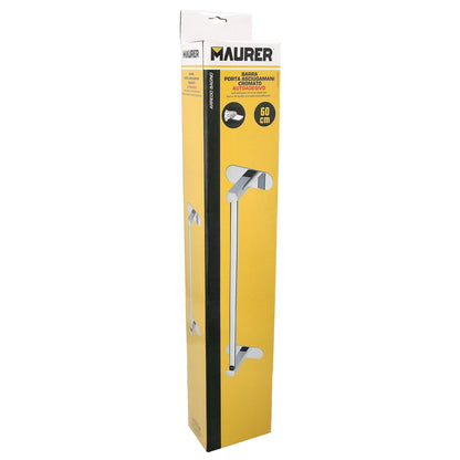Toallero Barra 60 Cm. Color Inox Con Efecto Espejo, Autoadhesivo Resistente, Porta Toallas, Toallero Adhesivo Pared/mueble_2