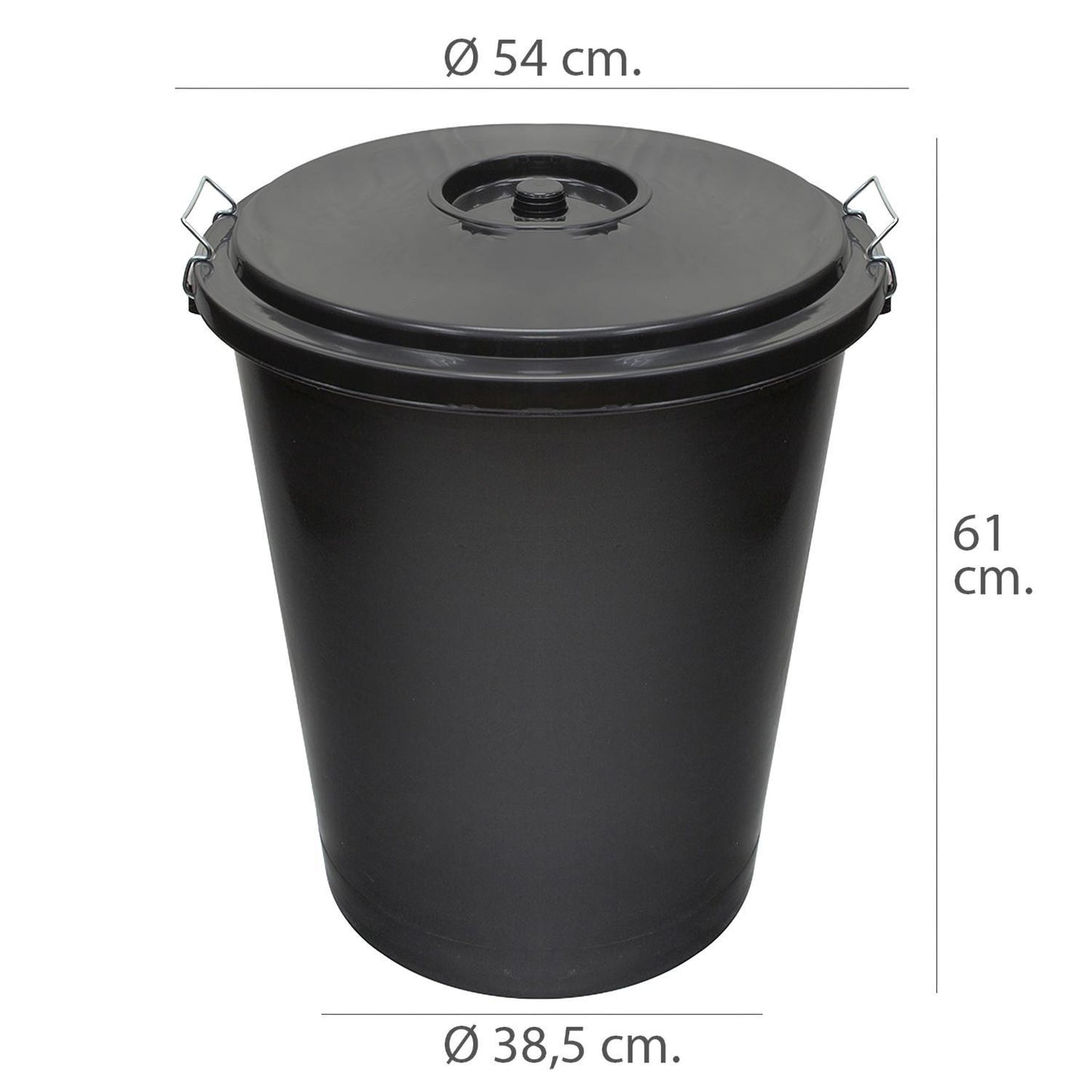 Cubo Basura Plastico Comunidad Con Tapa   50 Litros_1