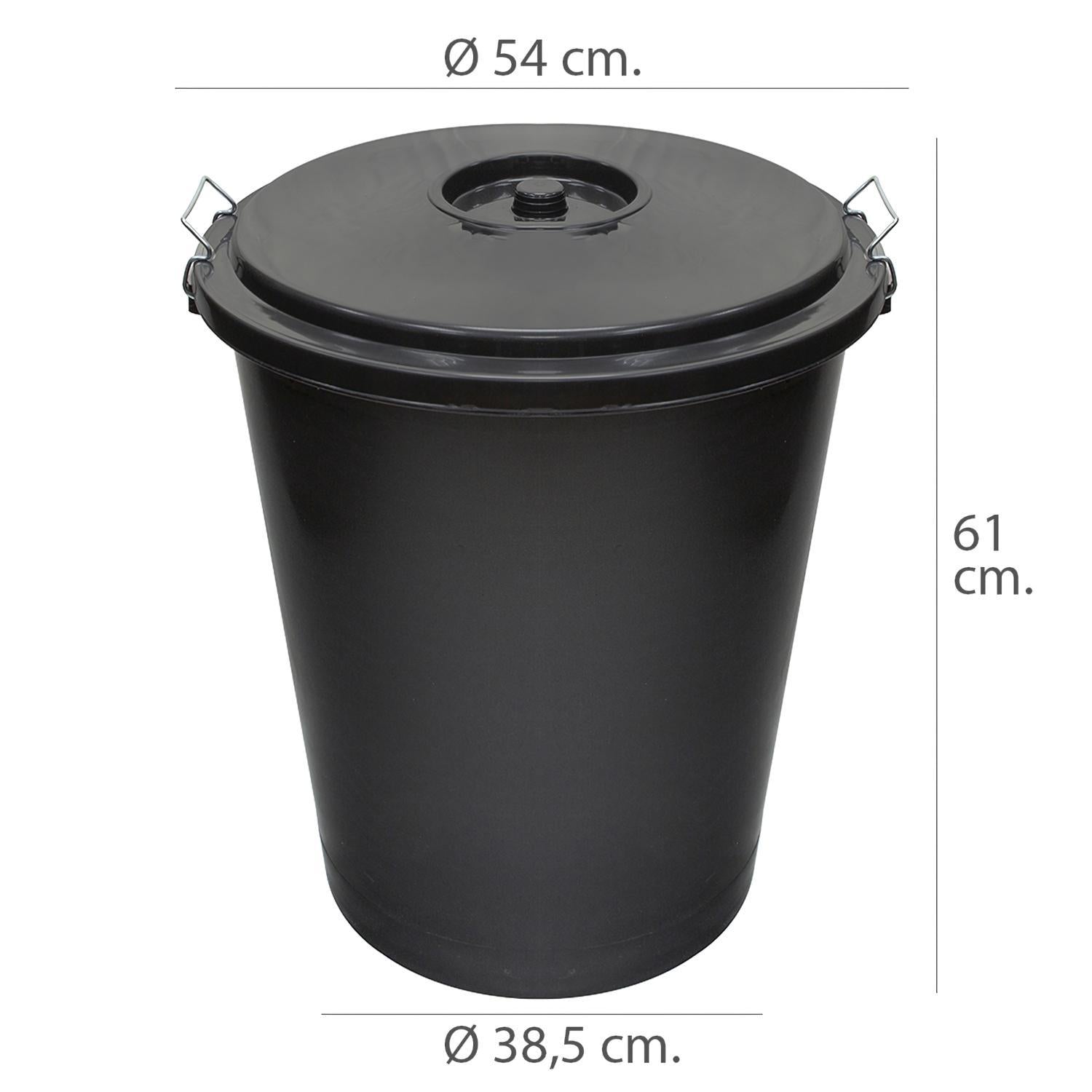 Cubo Basura Plastico Comunidad Con Tapa   50 Litros_1