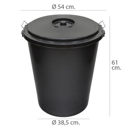 Cubo Basura Plastico Comunidad Con Tapa   50 Litros_1