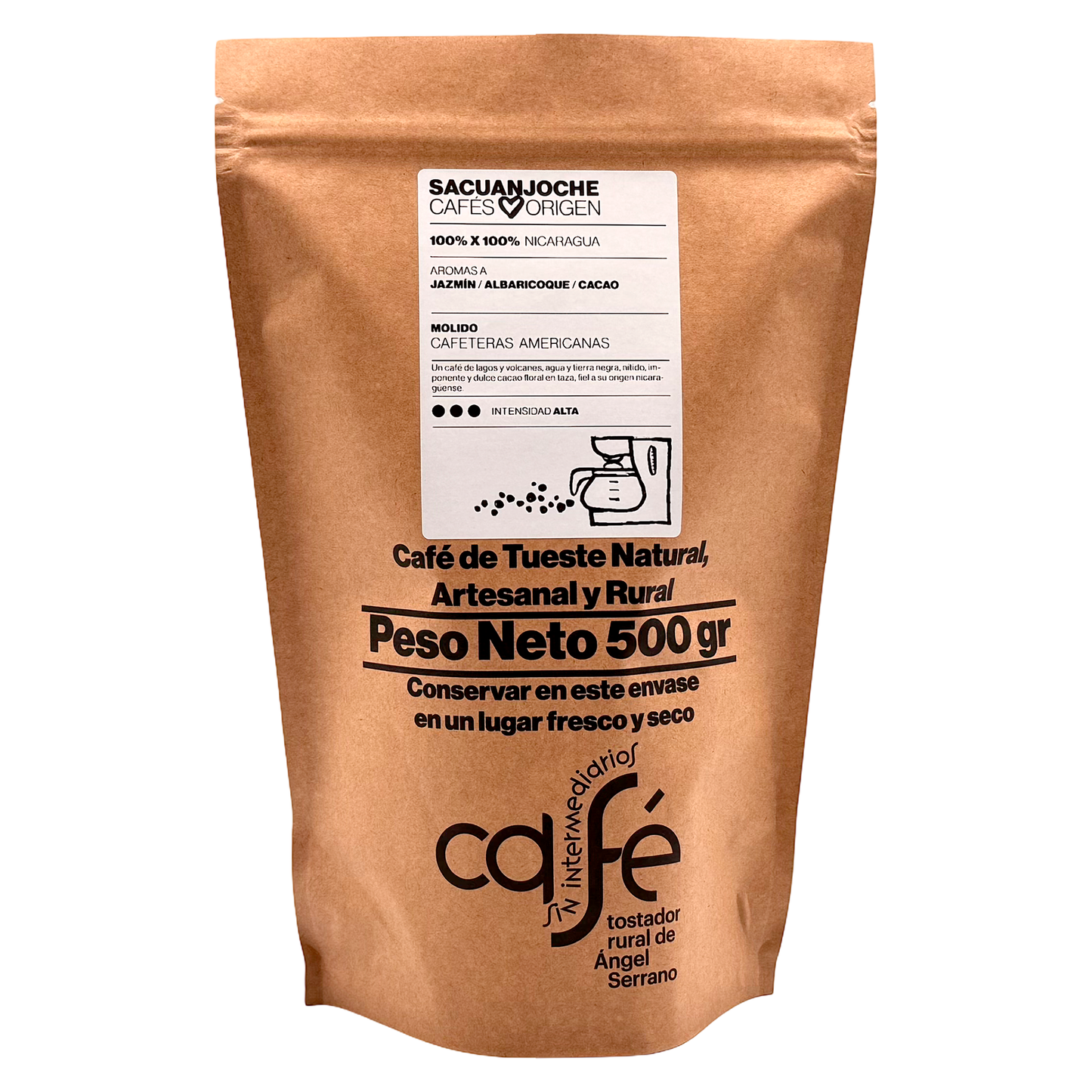 Cafe Sin Intermediarios Café Nicaragua Sacuanjoche Molido Americana 500 G_0