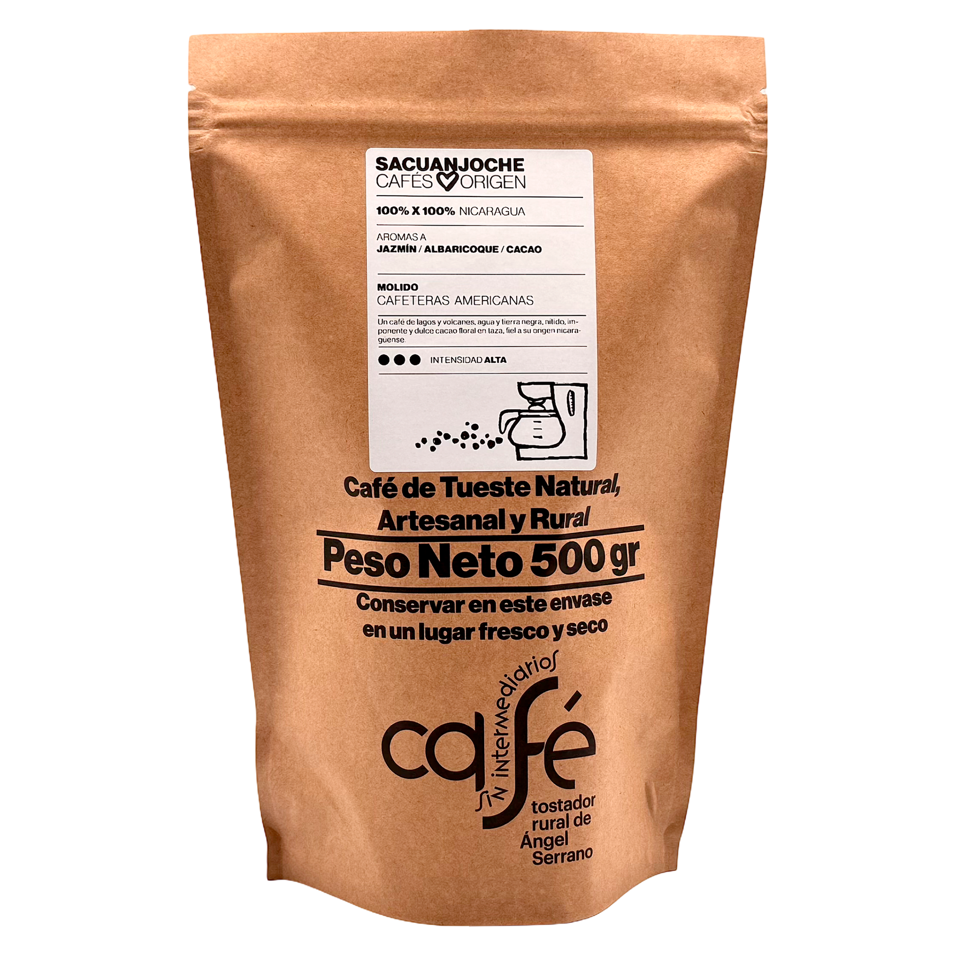Cafe Sin Intermediarios Café Nicaragua Sacuanjoche Molido Americana 500 G_0
