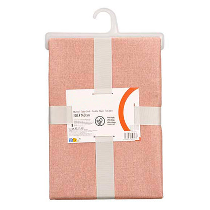 Mantel Poliester 140x140cm Rosa Palo Colección Kinvara