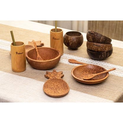 Ensaladerade madera de coco 100% ecológica 18 x 6 cm