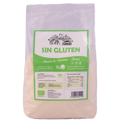 Mix harinas suaves sin gluten ecológico Rincón del Segura 1Kg