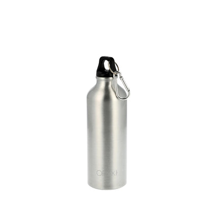 Botella De Agua Aluminio Con Mosqueton, Cierre Hermetico 500 Ml._0