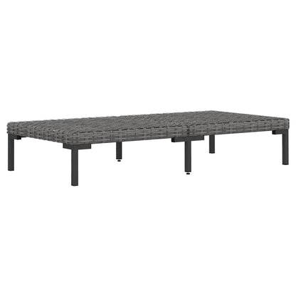 Vidaxl Muebles Jardín 3 Pzas Ratán Sintético Semicircular Gris Oscuro_3