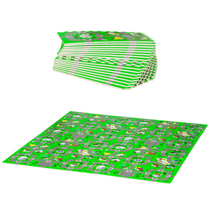 Homcom Alfombra Puzzle Para Niños 36 Piezas 31,5x31,5cm De Espuma Eva Modelo_3
