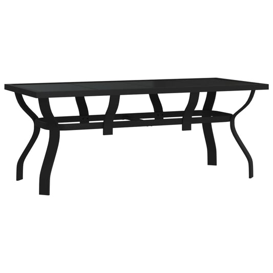 Juego De Comedor Para Jardín 5 Piezas Negro / Vetonek_0