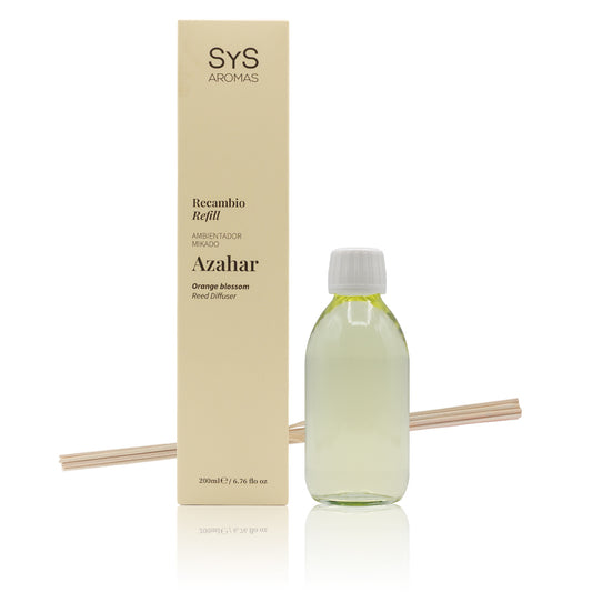 Recambio Mikado SYS Aromas 200 ml | Azahar Origins | Con Palos | Aroma Floral Mediterráneo_0