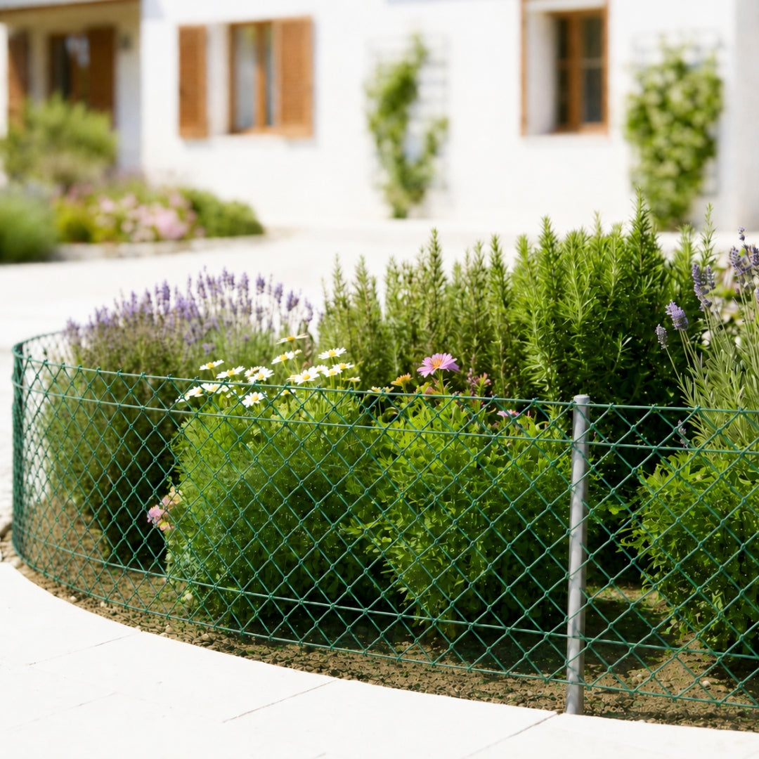 Malla Plastica Cuadrada Para Perterres Floranet 0,4x5 M Verde Nortene_2