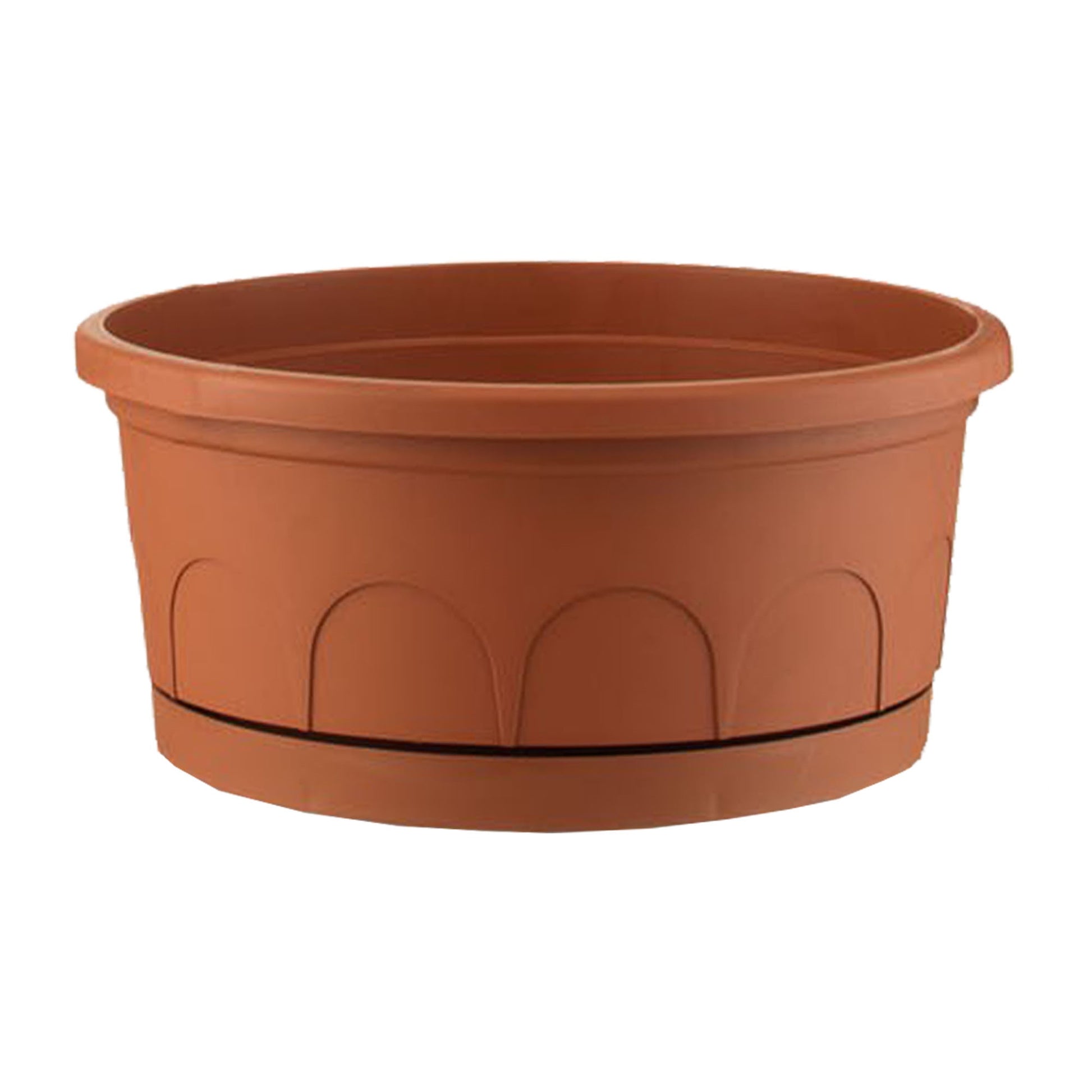 Maceta Tipo Cuenco Ø Cm 30 Con Platillo