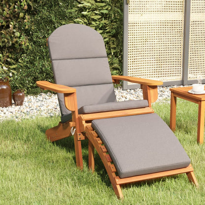 Vidaxl Silla De Jardín Adirondack Con Reposapiés Madera Maciza Acacia_1