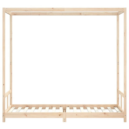 Vidaxl Estructura De Cama Para Niños Madera Maciza De Pino 80x200 Cm_3