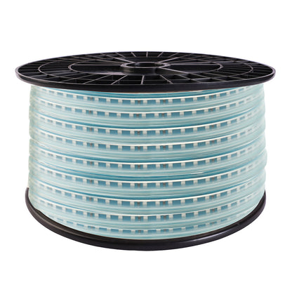 Tira Led 220v Smd2835, 120led/m, Pcb Color, Carrete 50 Metros Con Conectores Rápidos, Verde_1