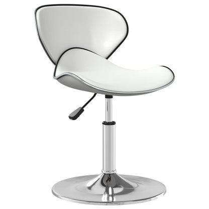 Taburete De Cocina Cuero Sintético Blanco_0