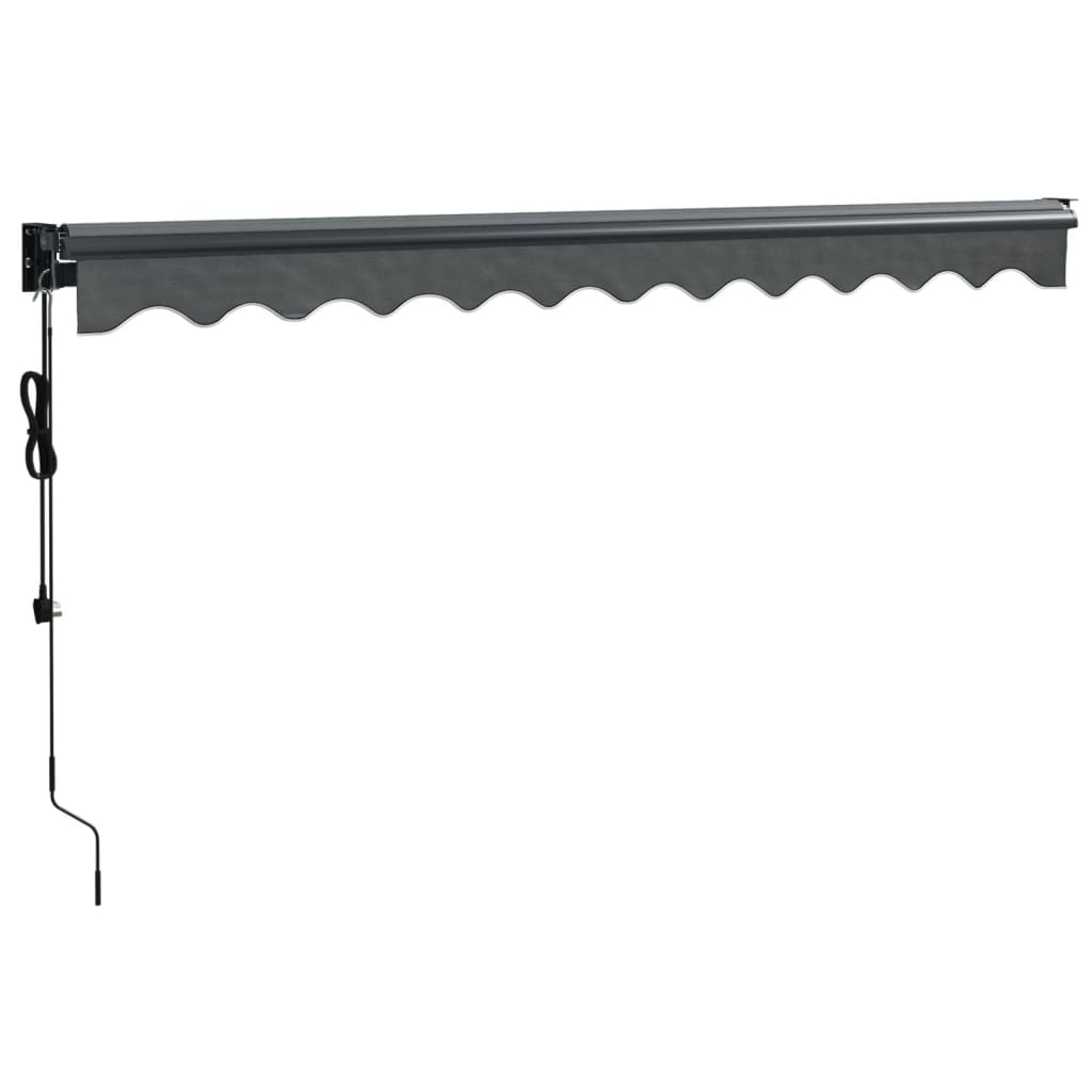 Toldo Retráctil Automático Gris Antracita 3x2,5 M_3