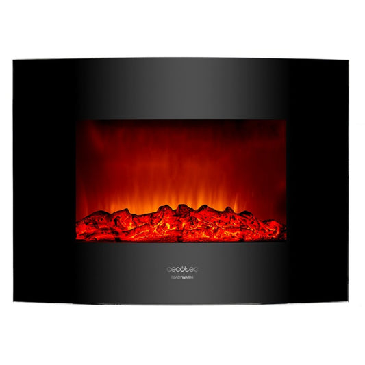 Cecotec Chimenea Eléctrica Decorativa De Pared Ready Warm 2200 Curved Flames_0