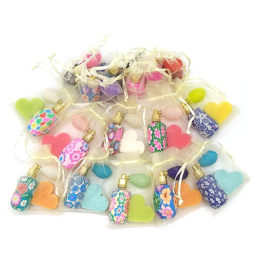 Pack 10 Uds. - Perfumero De Tocador Y Jabón Arómatico En Bolsa De Organza - Regalo Para Eventos - Hecho En España_3