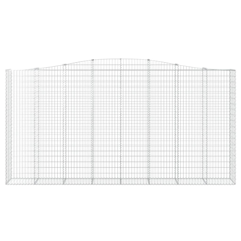 Cestas De Gaviones 5 Uds Forma De Arco Hierro 400x50x200/220 Cm_3