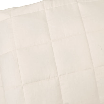 Vidaxl Manta Con Peso Tela Color Crema Claro 220x240 Cm 15 Kg_3