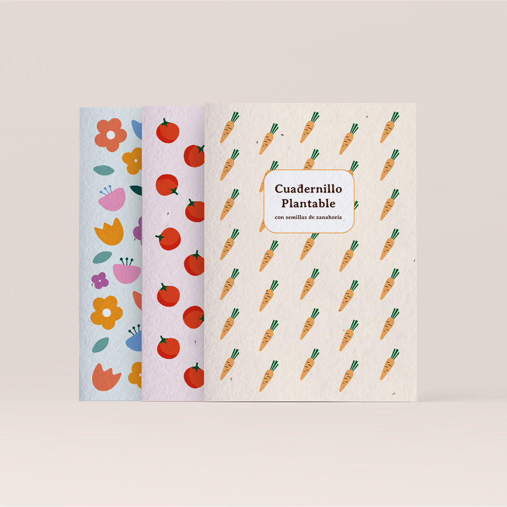Cuaderno Plantable A5 Con Semillas De Tomate | Escribe, Planta Y Hazlo Florecer | Detalle Original_3