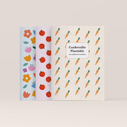 Cuaderno Plantable A5 Con Semillas De Tomate | Escribe, Planta Y Hazlo Florecer | Detalle Original_3