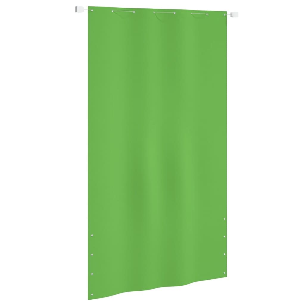 Vidaxl Toldo Pantalla Para Balcón Tela Oxford Verde Claro 140x240 Cm_0