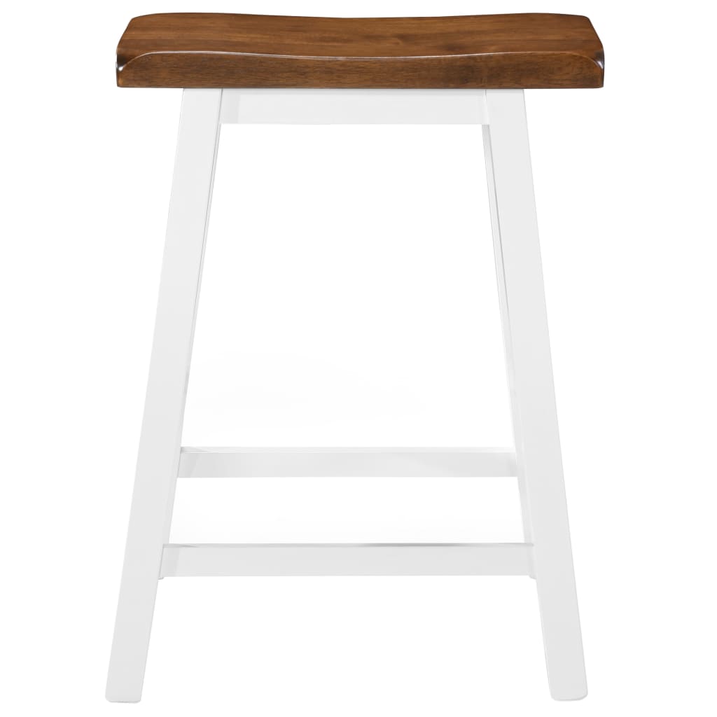 Taburetes De Cocina 2 Unidades Madera Maciza_1