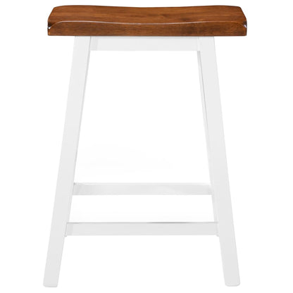 Taburetes De Cocina 2 Unidades Madera Maciza_1
