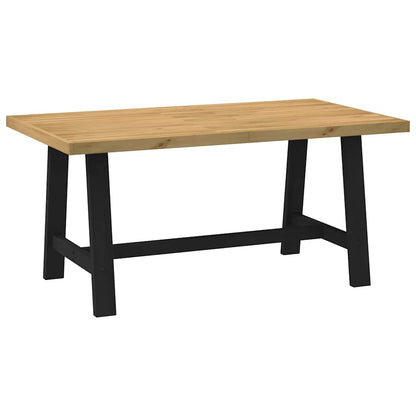 Mesa Comedor Noain Patas Forma A Madera Maciza Pino 160x90x75cm_3
