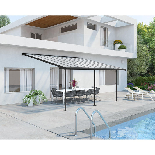 Pérgola adosada Feria 555x299 cm