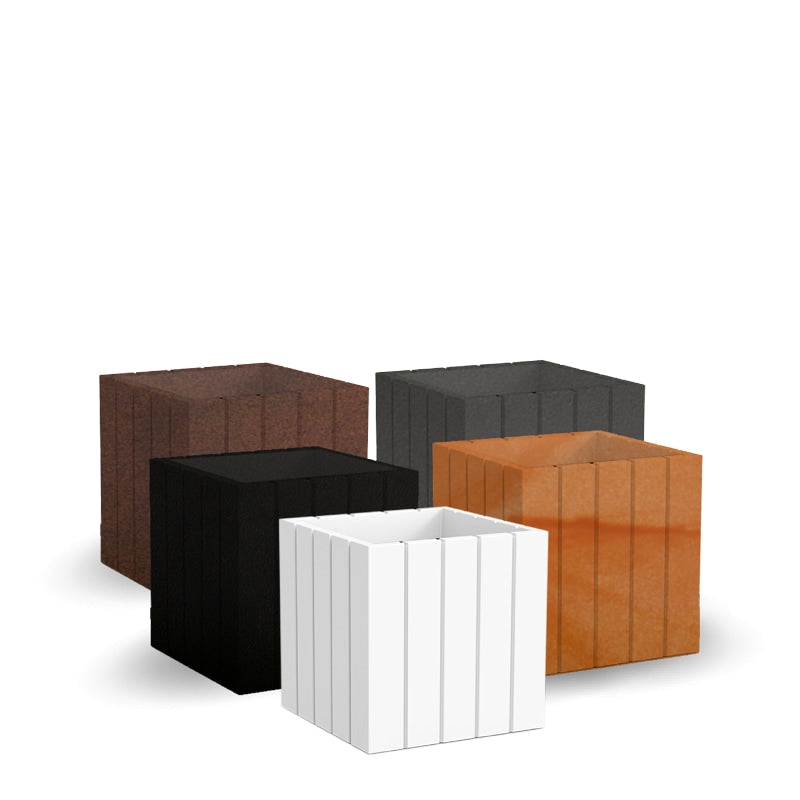 Macetero Olivo / 50x50x90 Cm. / Negro_2