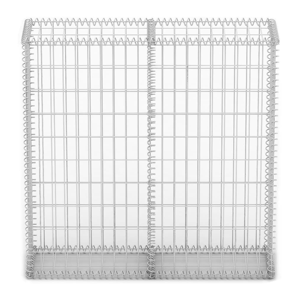 Cesta Para Muro De Gaviones De Alambre Galvanizado 100x100x30cm / Vetonek_1