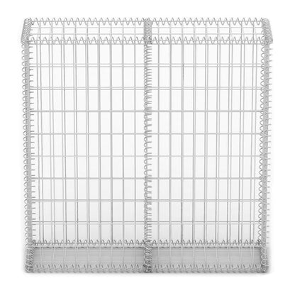 Cesta Para Muro De Gaviones De Alambre Galvanizado 100x100x30cm / Vetonek_1