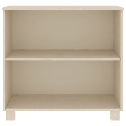 Aparador Hamar Madera De Pino Maciza Marrón Miel 85x35x80 Cm / Vetonek_5