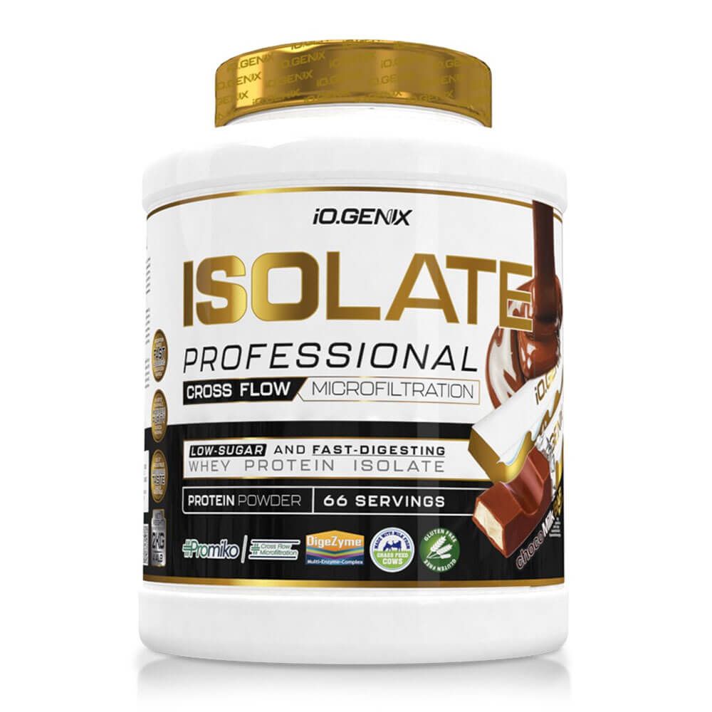 Isolate Profesional - 2kg - Chocolate Con Leche - Proteína De Aislado De Suero Isolate - Io.genix_0