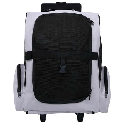 Vidaxl Carro Plegable Para Mascotas Multiusos Gris_1