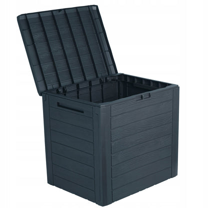 Baúl De Jardín Woodebox 140l., Dimensiones (mm) 585x460x550, Color Antracita_2
