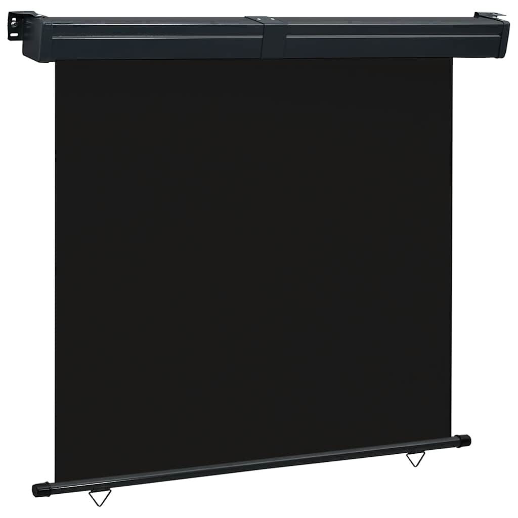 Vidaxl Toldo Lateral De Balcón Negro 175x250 Cm_0