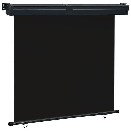 Vidaxl Toldo Lateral De Balcón Negro 175x250 Cm_0