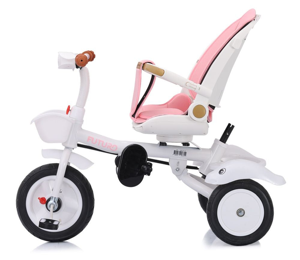 Triciclo Con Sillín Giratorio 360 Y Capota Futuro Princess_3